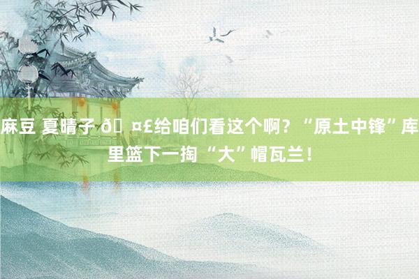 麻豆 夏晴子 🤣给咱们看这个啊？“原土中锋”库里篮下一掏 “大”帽瓦兰！