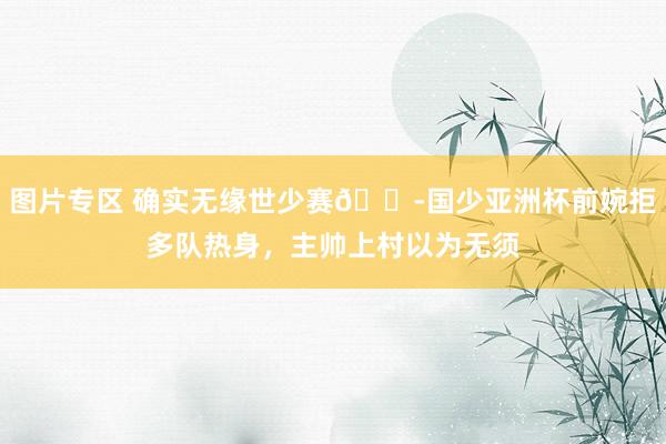 图片专区 确实无缘世少赛😭国少亚洲杯前婉拒多队热身，主帅上村